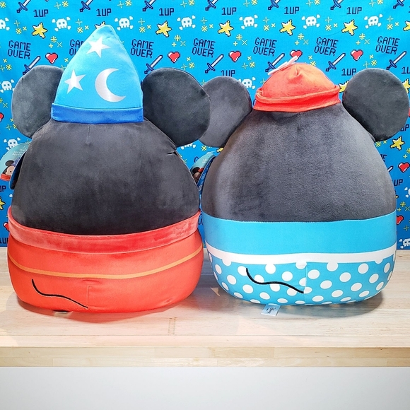 Squishmallow Mickey Mouse The Sorcerer's Apprentice & Minnie Mouse 16" Plush Set - Picture 2 of 8